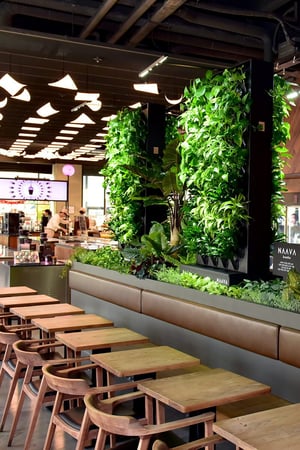 Naava Duo green wall Baskin _ Robbins Seoul